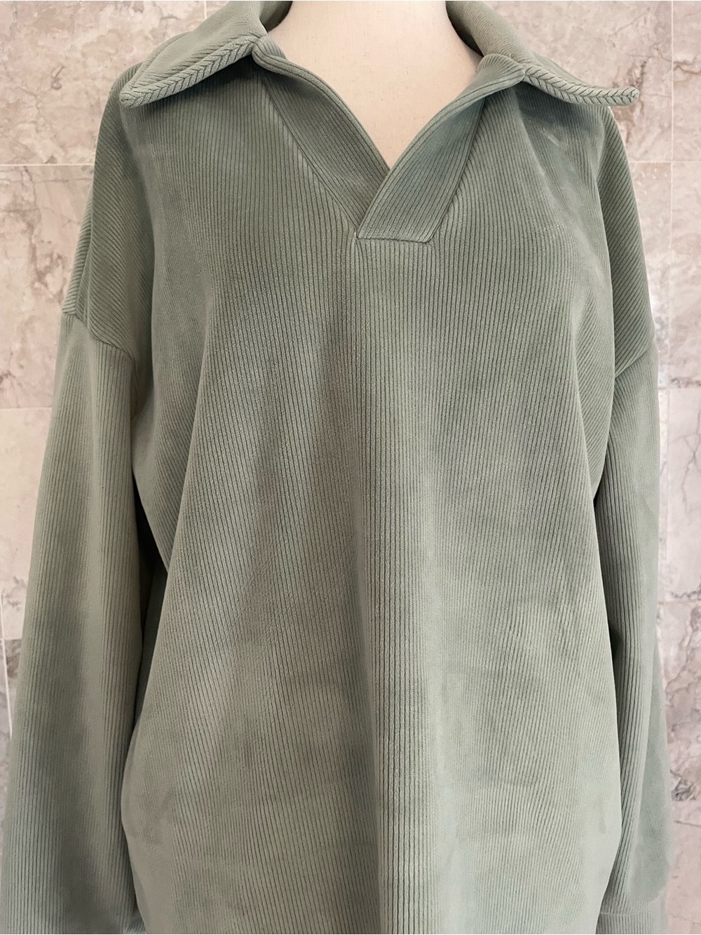 Mondetta Ribbed Long Sleeve Pullover - Picture 3 of 8